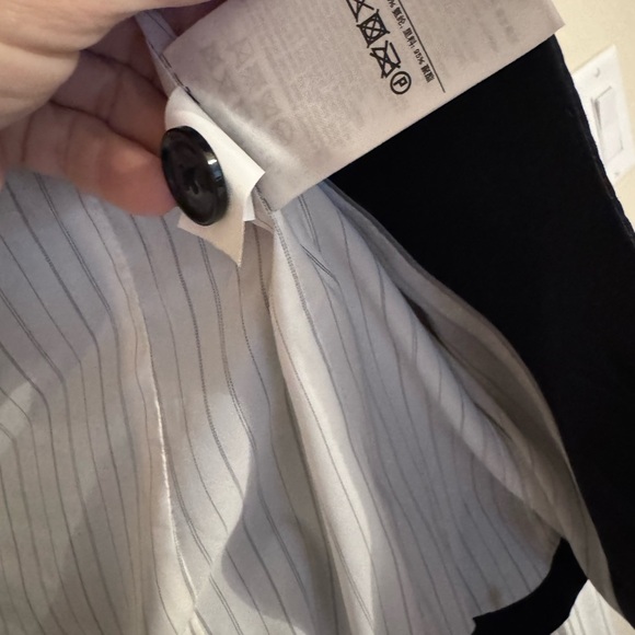 Banana Republic Black Blazer Modern Cut Notched Lapel - Picture 4 of 4